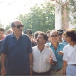 Επίσκεψη του Πρωθυπουργού Κωνσταντίνου Μητσοτάκη στην Κορώνη, 15/8/1992